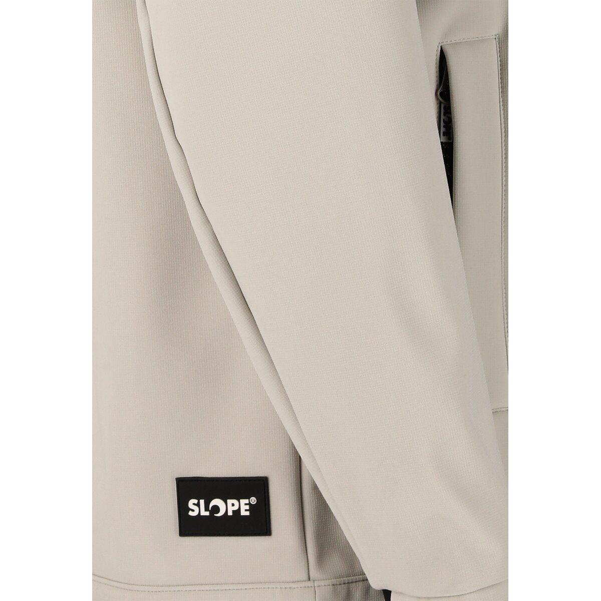 SLOPE Fletcher Hood Softshell Anorakk Dame Silver Lining