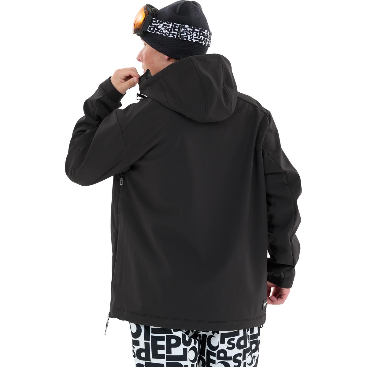 SLOPE Fletcher Hood Softshell Anorak Herre Black