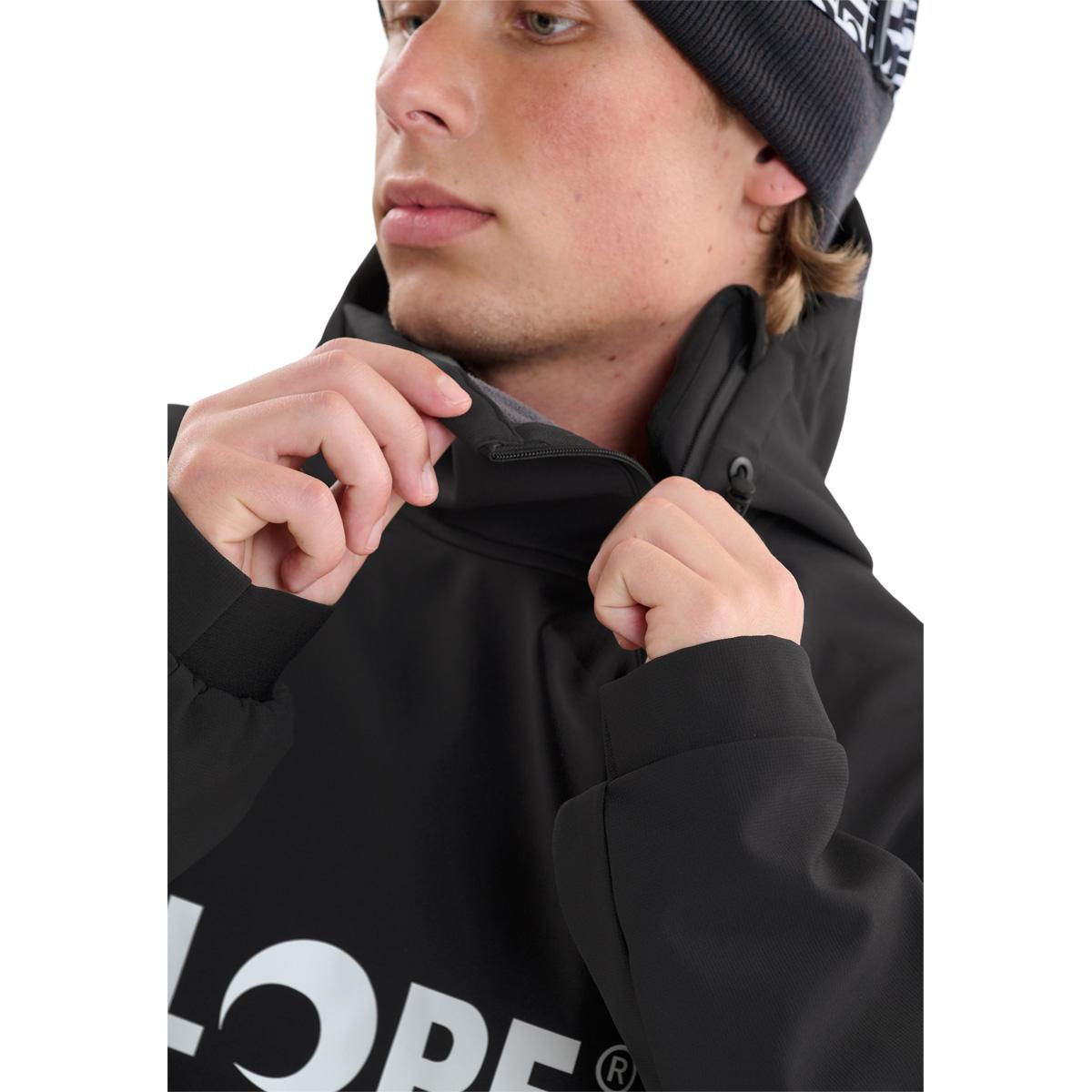 SLOPE Fletcher Hood Softshell Anorak Herre Black