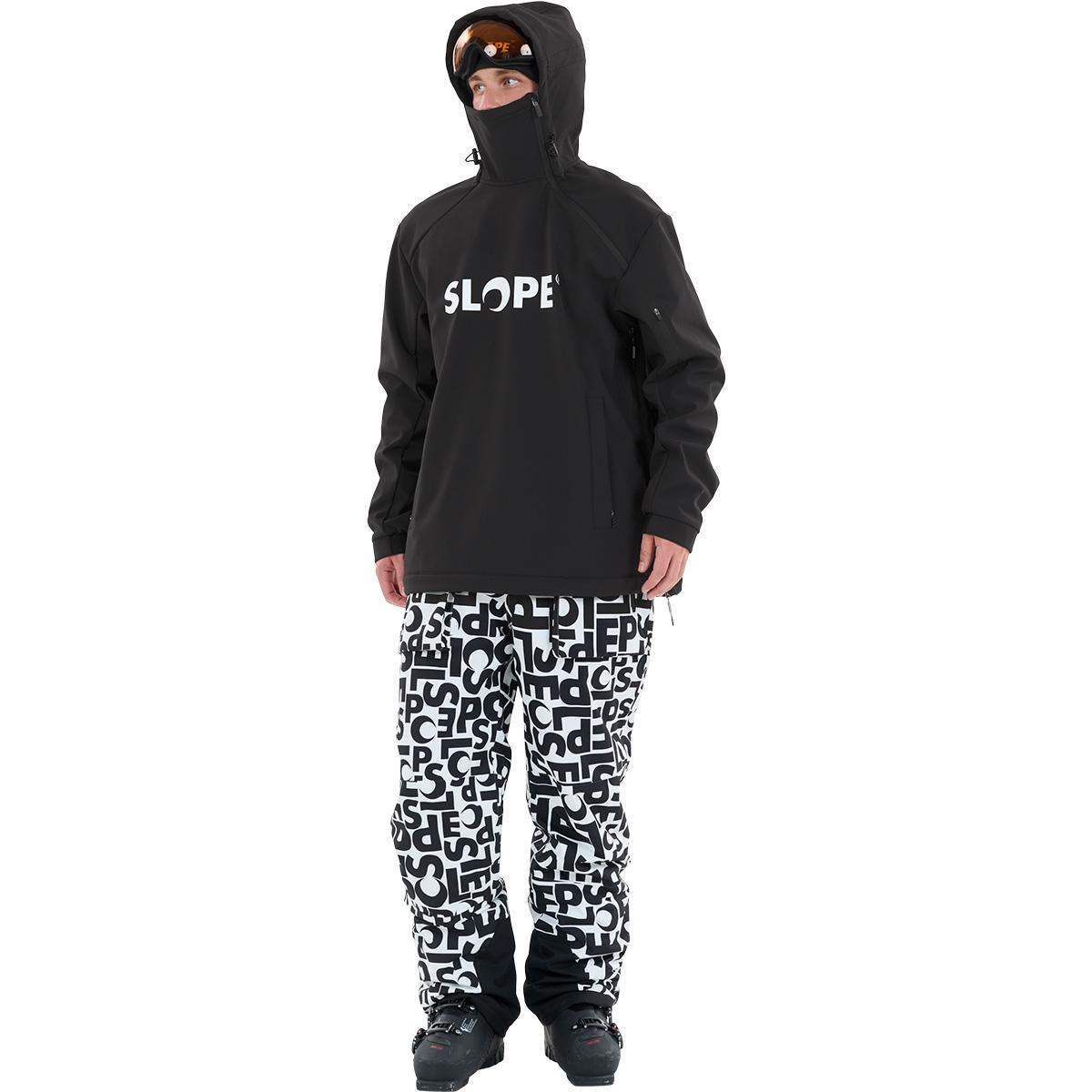 SLOPE Fletcher Hood Softshell Anorak Herre Black
