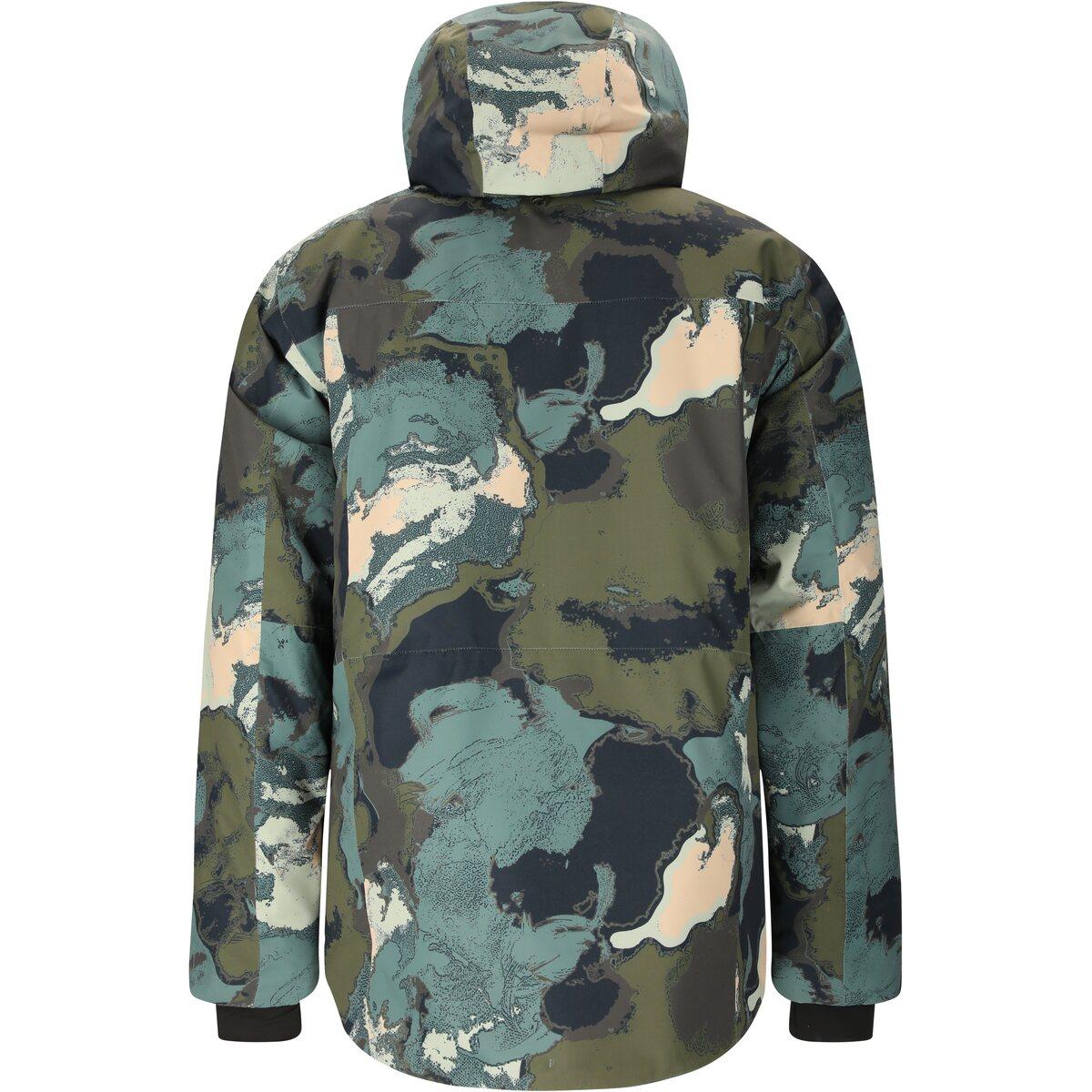 SLOPE Tuscon AOP Skijakke Herre Grape Leaf
