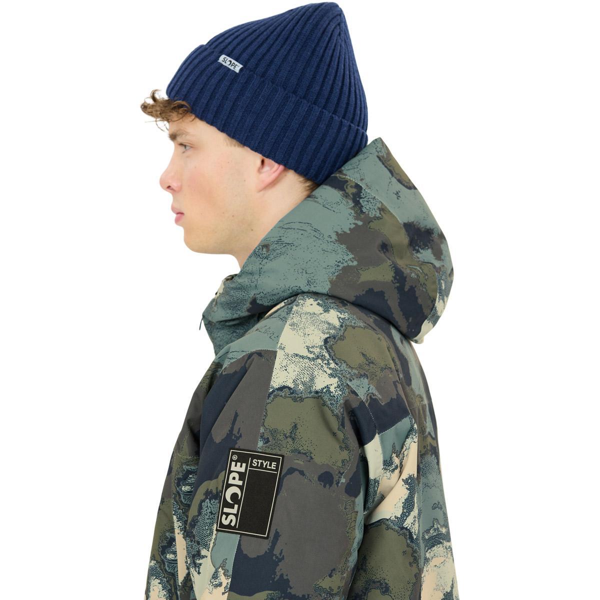 SLOPE Tuscon AOP Skijakke Herre Grape Leaf