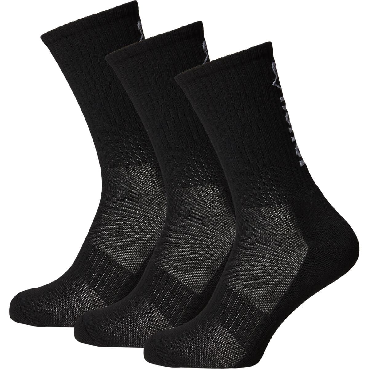 HSHOP 3-Pack Håndboldstrømper Black