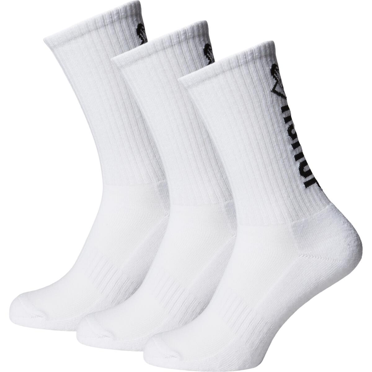 HSHOP 3-Pack Håndboldstrømper White