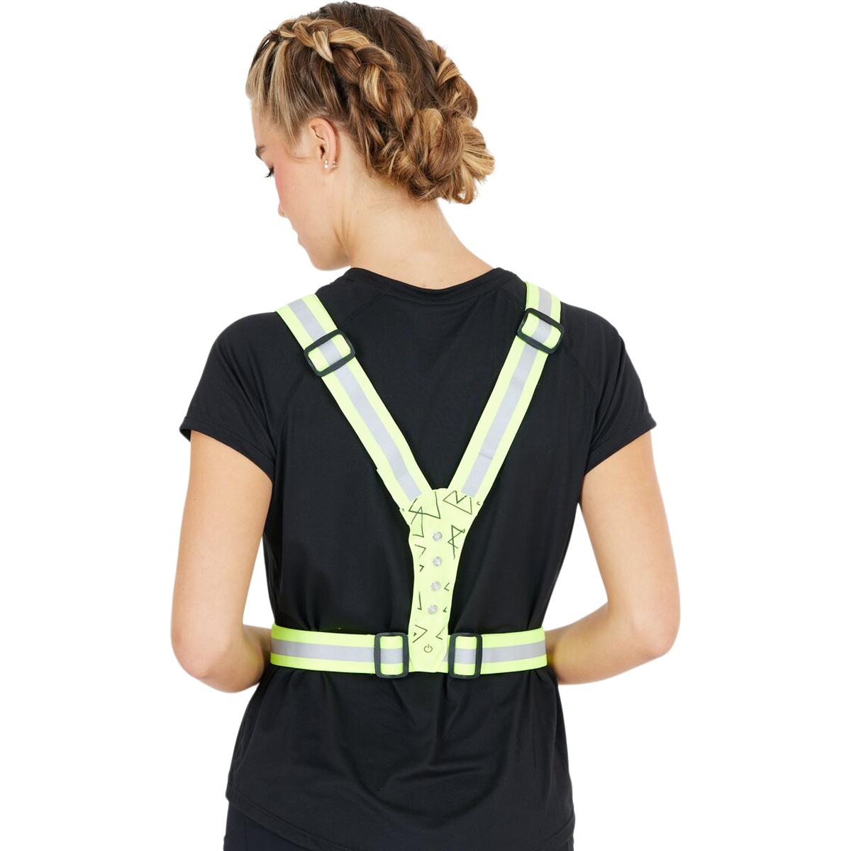 Endurance Reflekskryssbelte m/Lys Safety Yellow