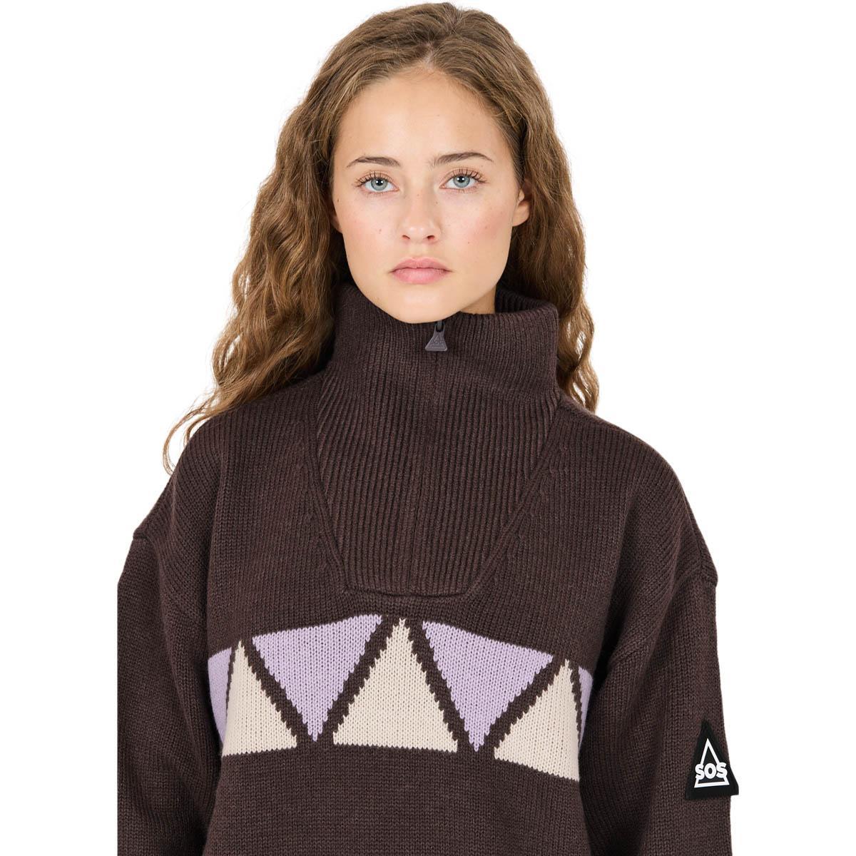 SOS Aboda Windstopper Strikkegenser Shale Mud