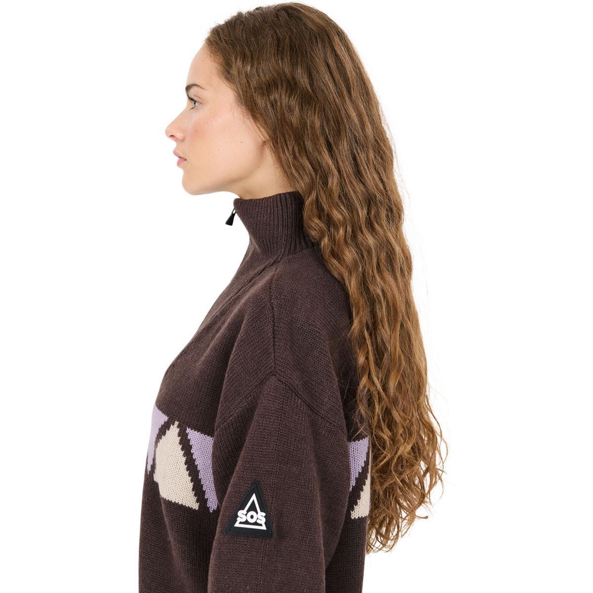 SOS Aboda Windstopper Strikkegenser Shale Mud