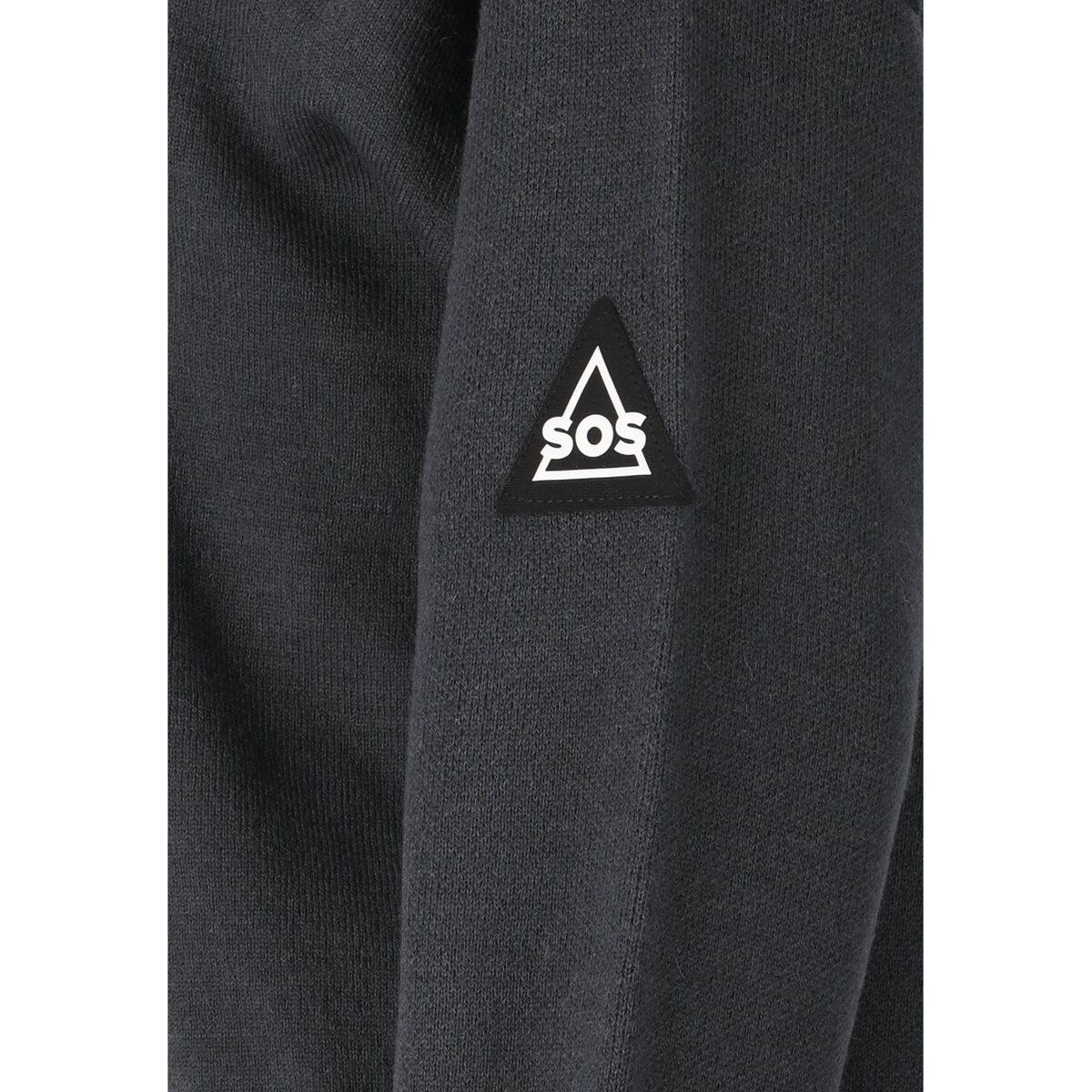 SOS Tignes Windstopper Strikkegenser Unisex India Ink