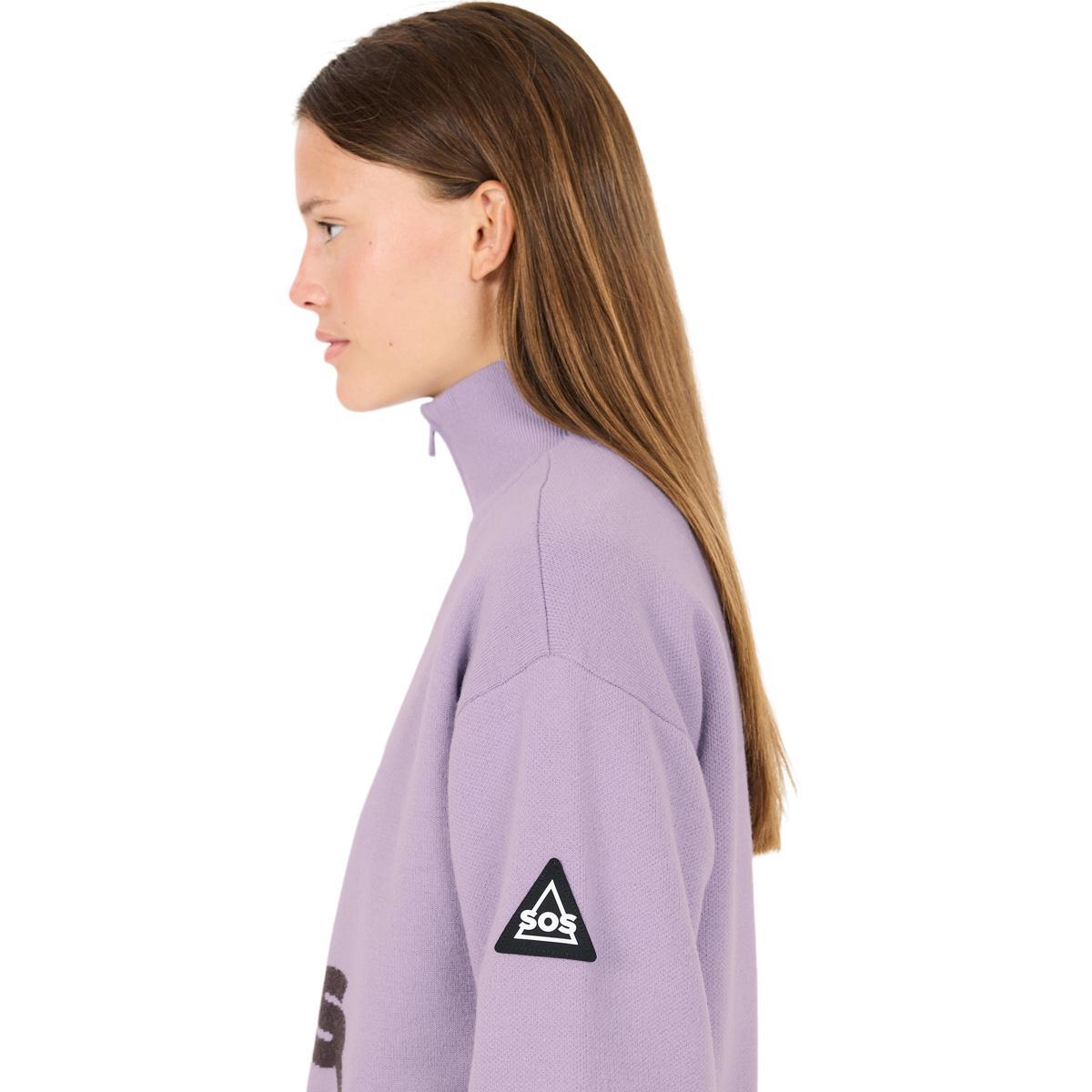 SOS Tignes Windstopper Strikkegenser Unisex Wisteria