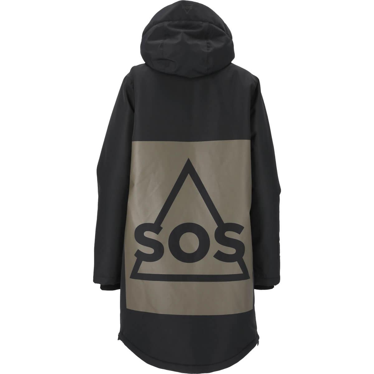 SOS Malbun Insulated Parka Vinterjakke Dame Black