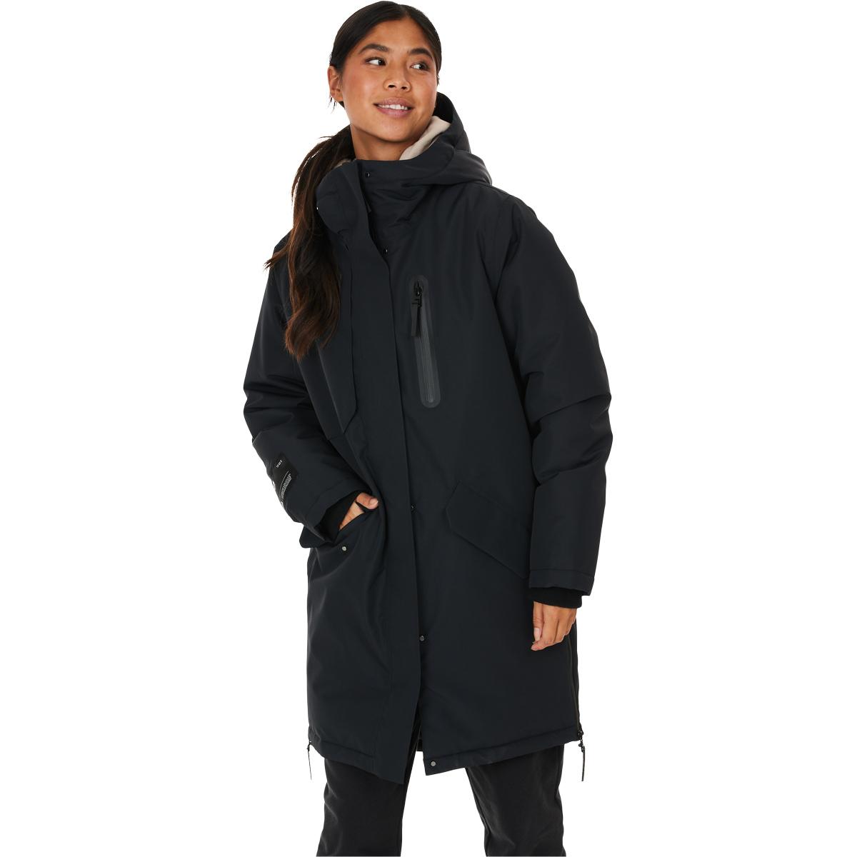 SOS Malbun Insulated Parka Vinterjakke Dame Black
