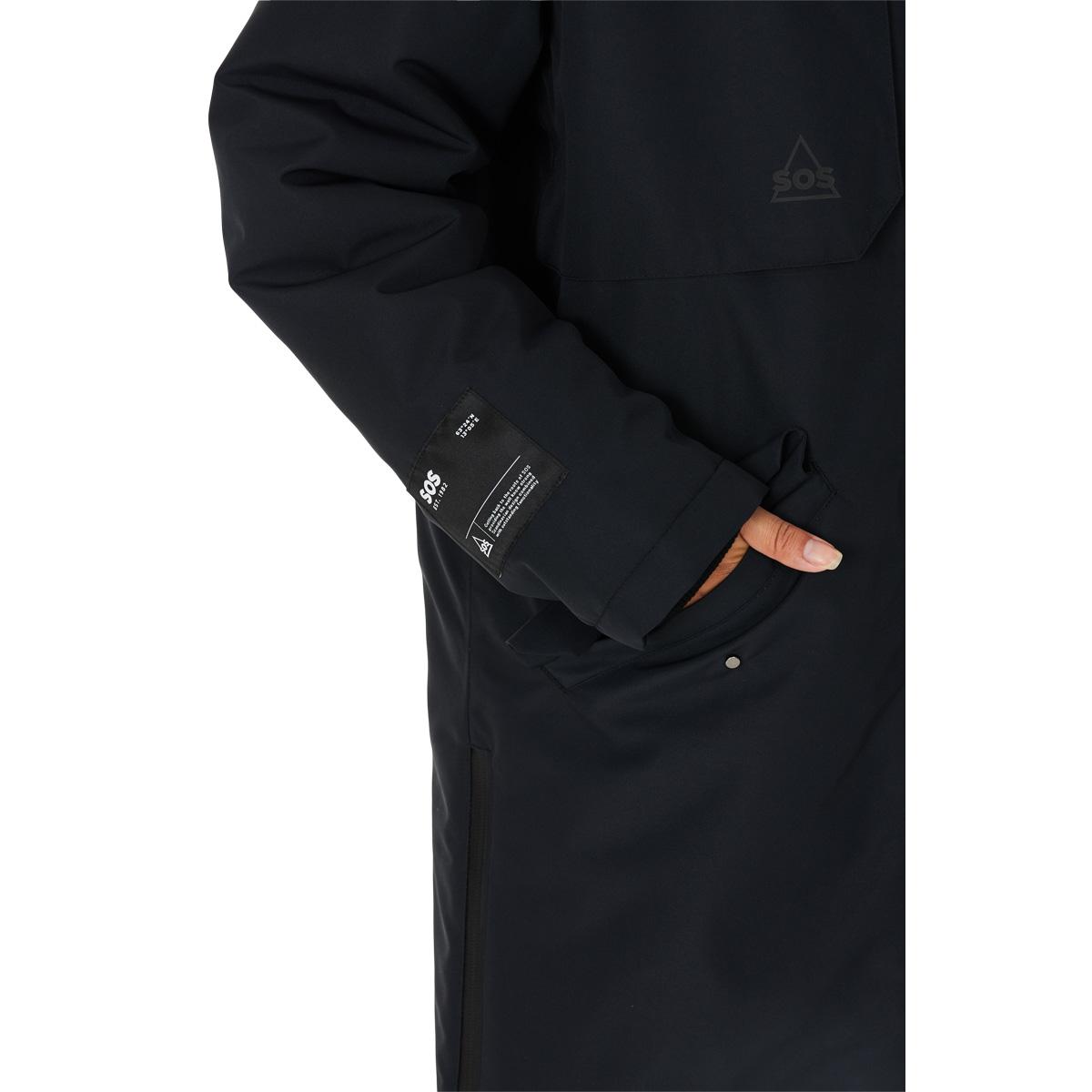 SOS Malbun Insulated Parka Vinterjakke Dame Black