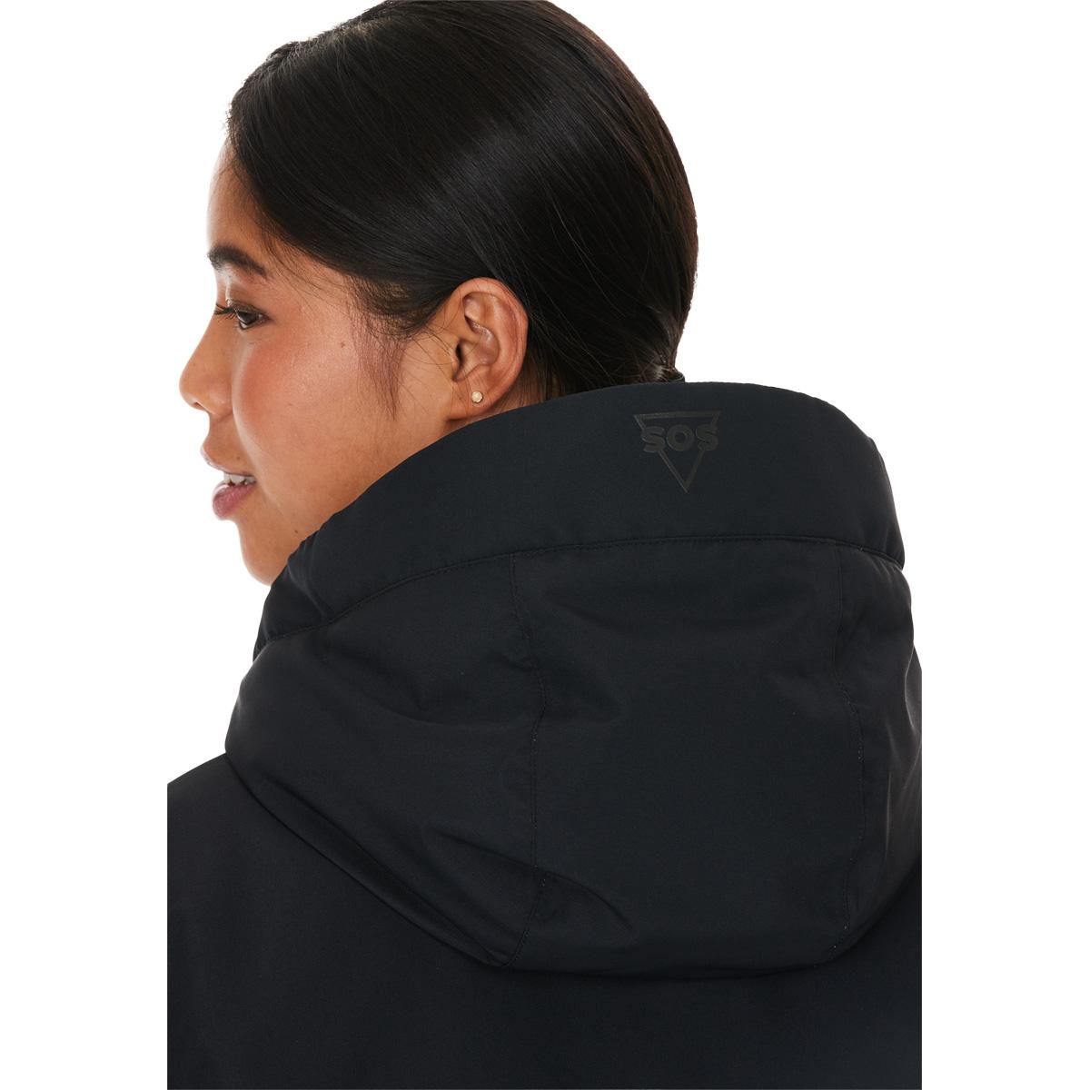 SOS Malbun Insulated Parka Vinterjakke Dame Black
