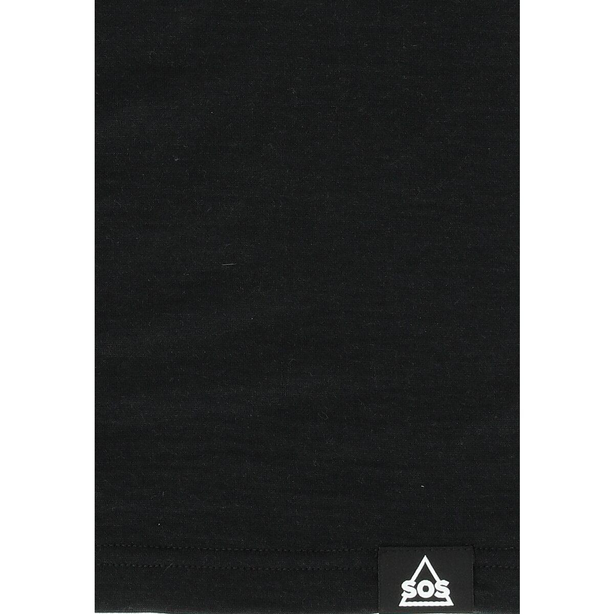 SOS Treble Cone Merinould Halsedisse Black