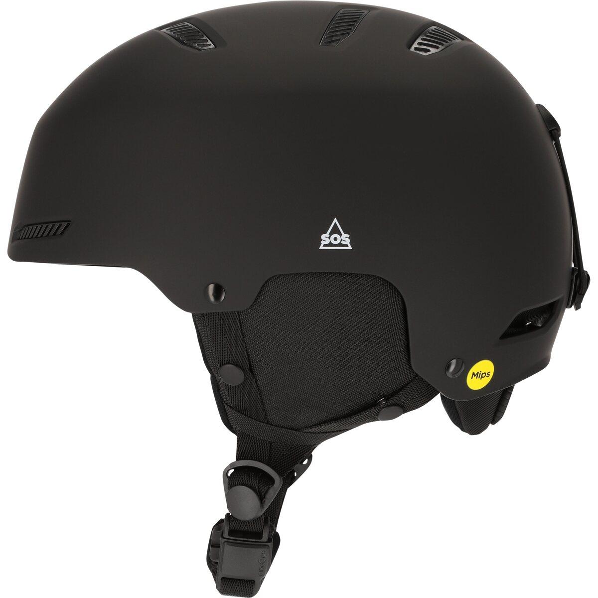 SOS Cooper Elite MIPS Skihjelm Black