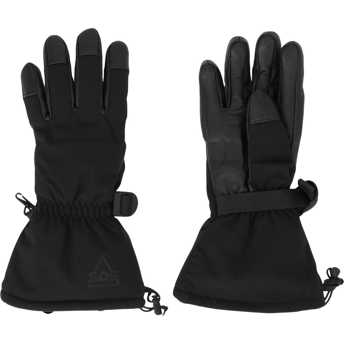 SOS Ohau Long Skihansker Black