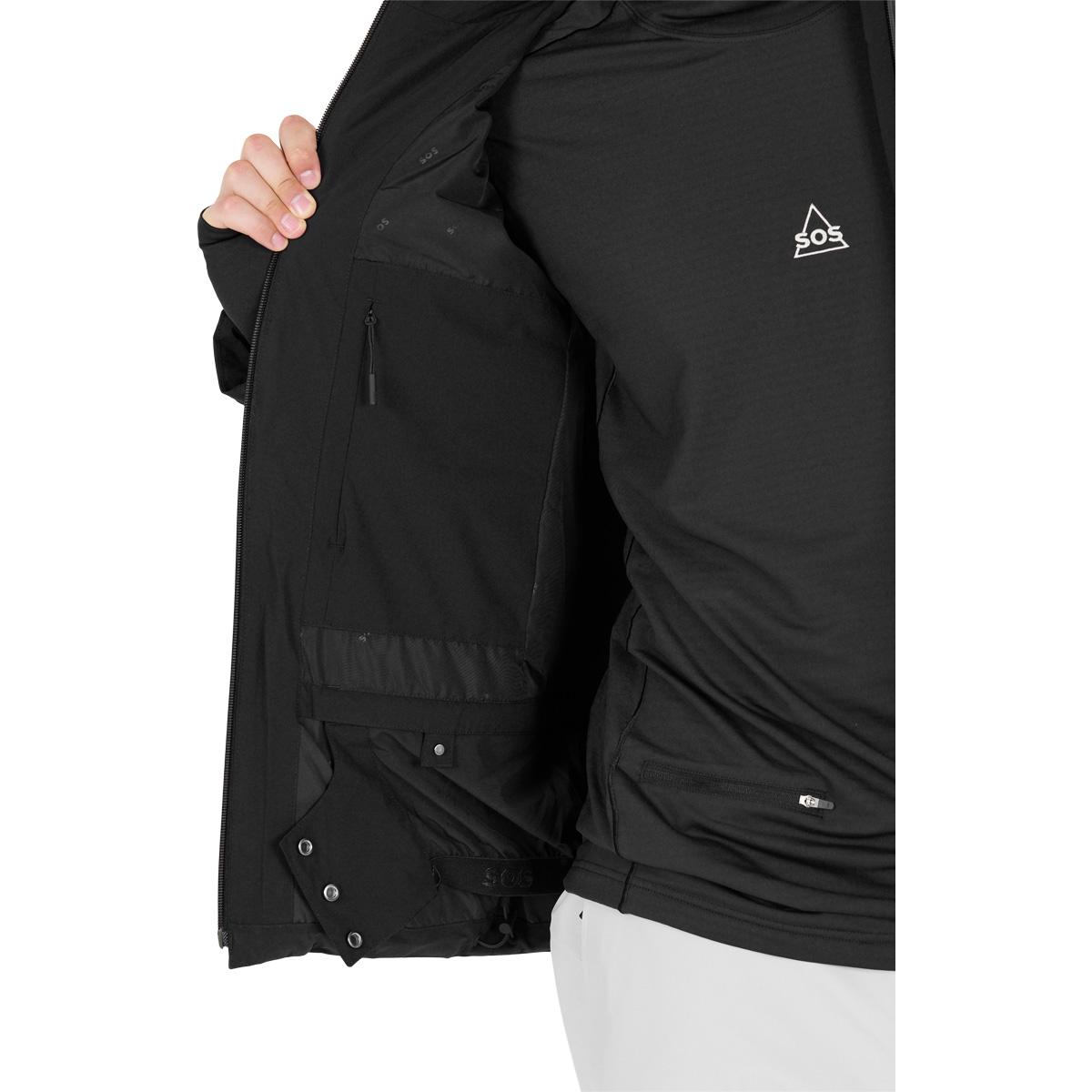 SOS Fieberbrunn 2L Insulated Dynejakke Dynejakke Herre Black