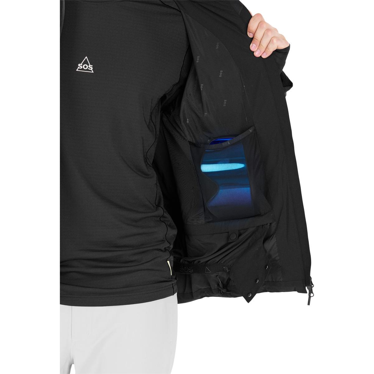 SOS Fieberbrunn 2L Insulated Dynejakke Dynejakke Herre Black