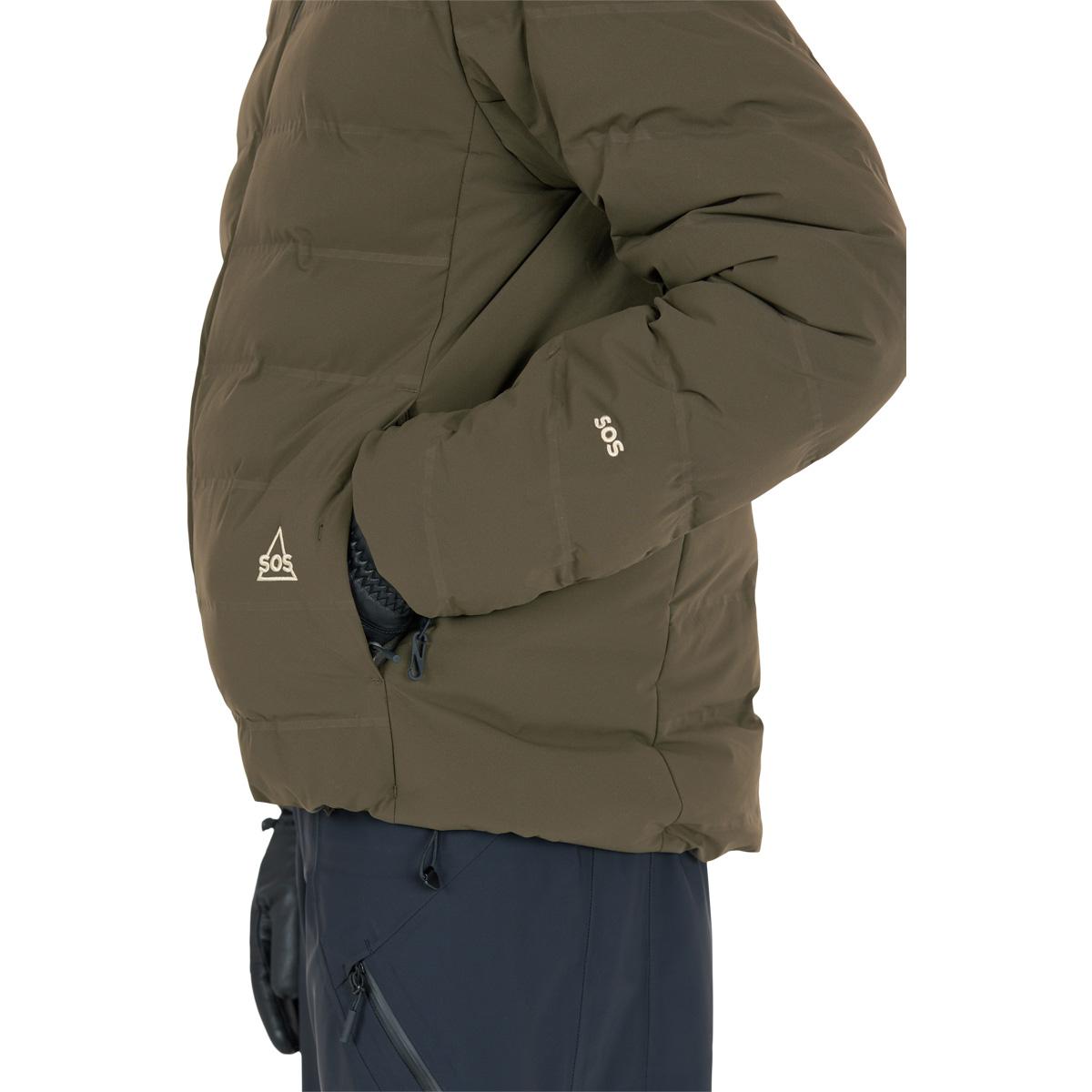 SOS Fieberbrunn 2L Insulated Dynejakke Dunjakke Herre Black Ink