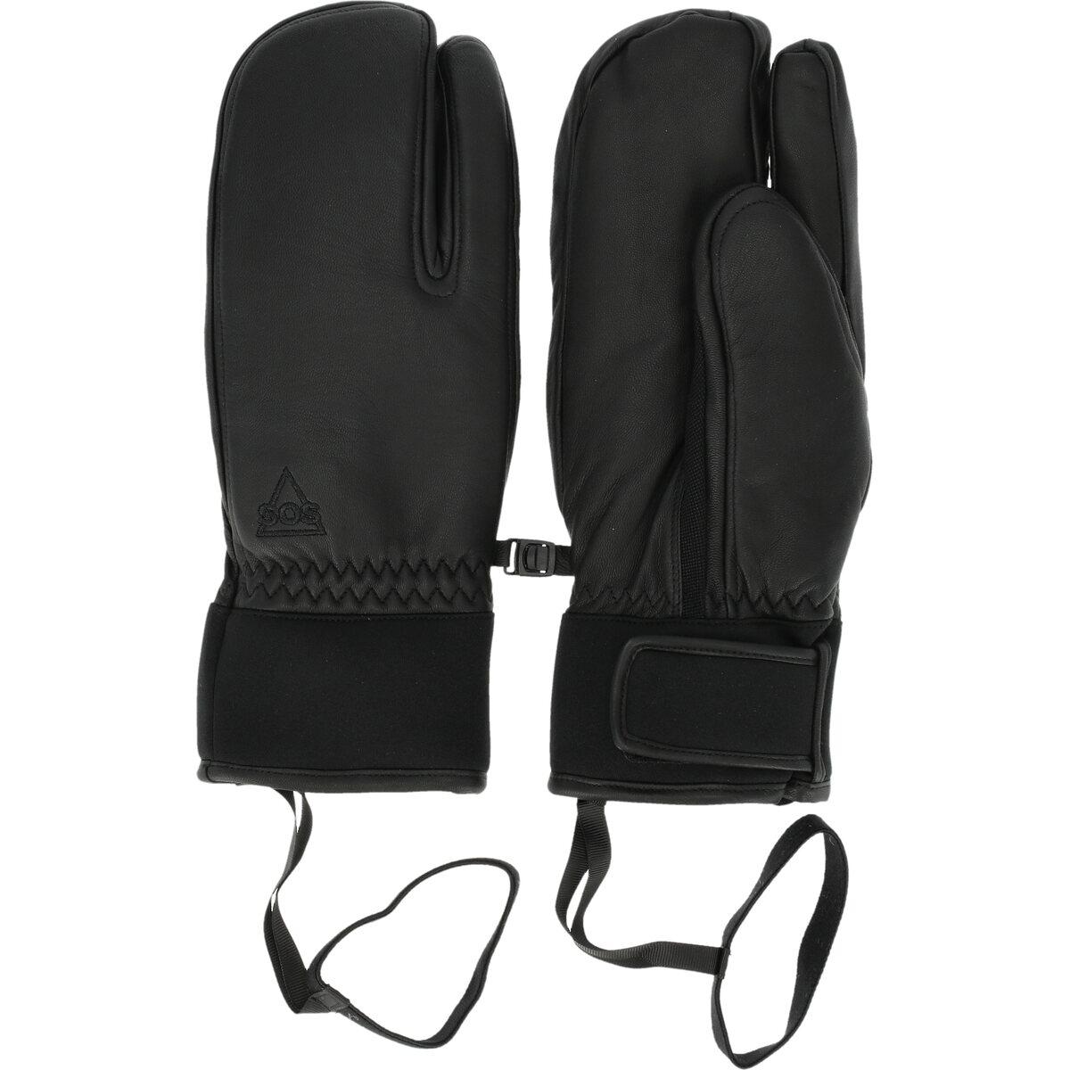 SOS Ani 3-Finger Hansker Black