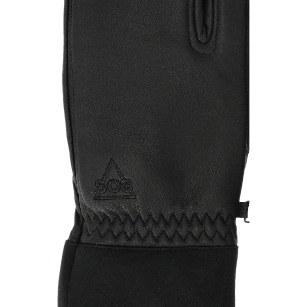 SOS Ani 3-Finger Hansker Black