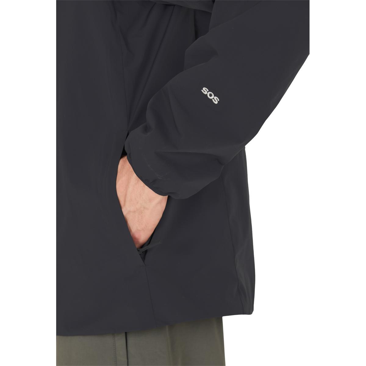 SOS Halcon Light Shell Jakke Herre Black