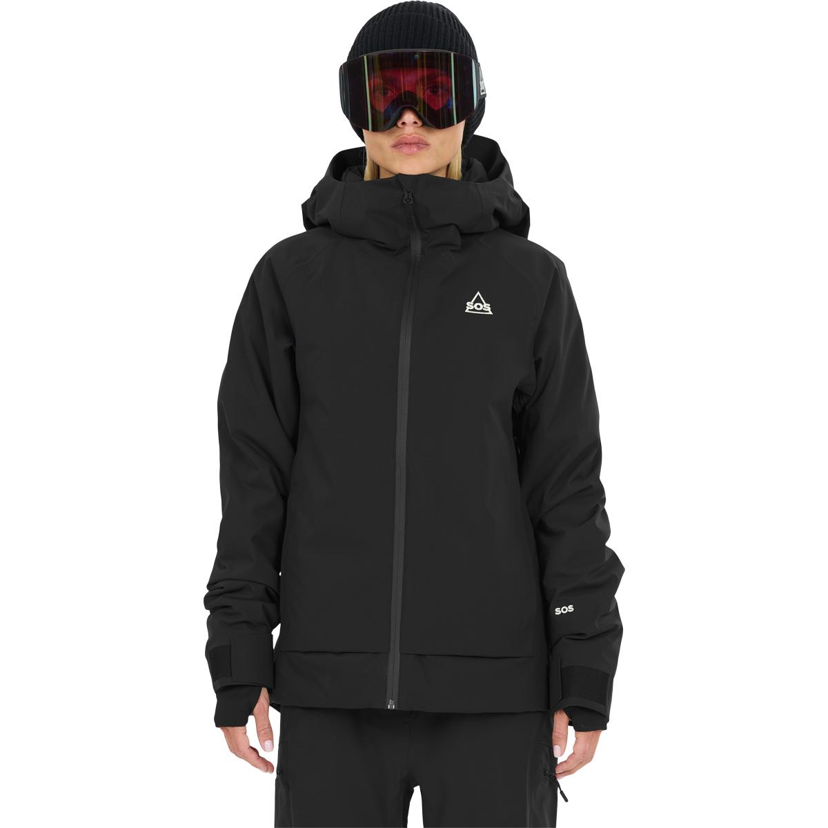SOS Samkos 2L Insulated Skijakke Dame Black