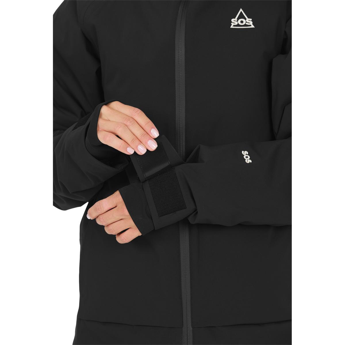 SOS Samkos 2L Insulated Skijakke Dame Black