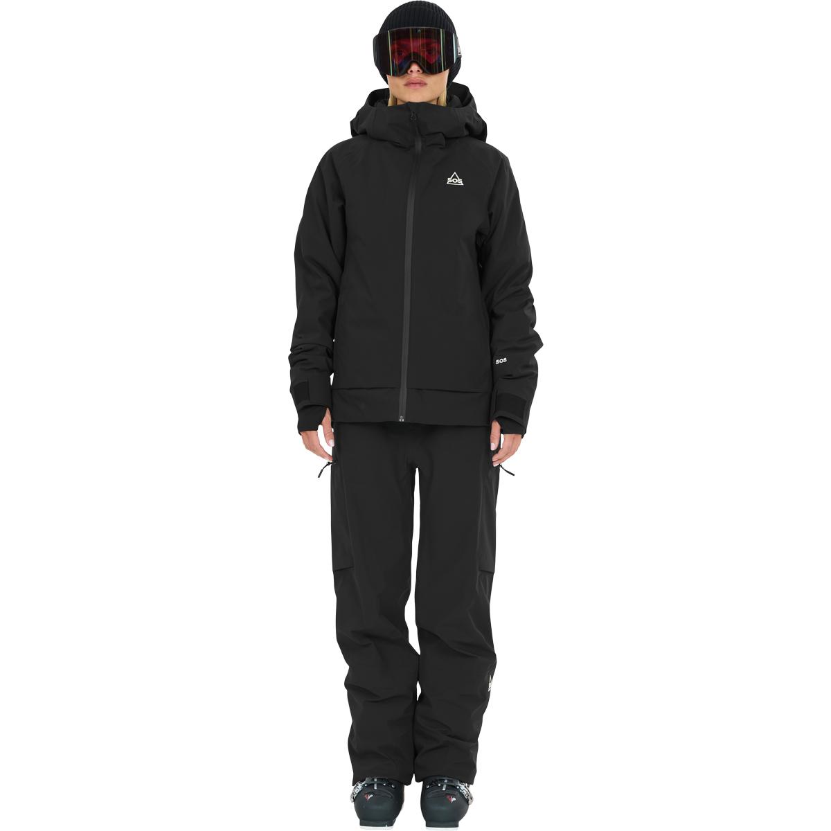 SOS Samkos 2L Insulated Skijakke Dame Black