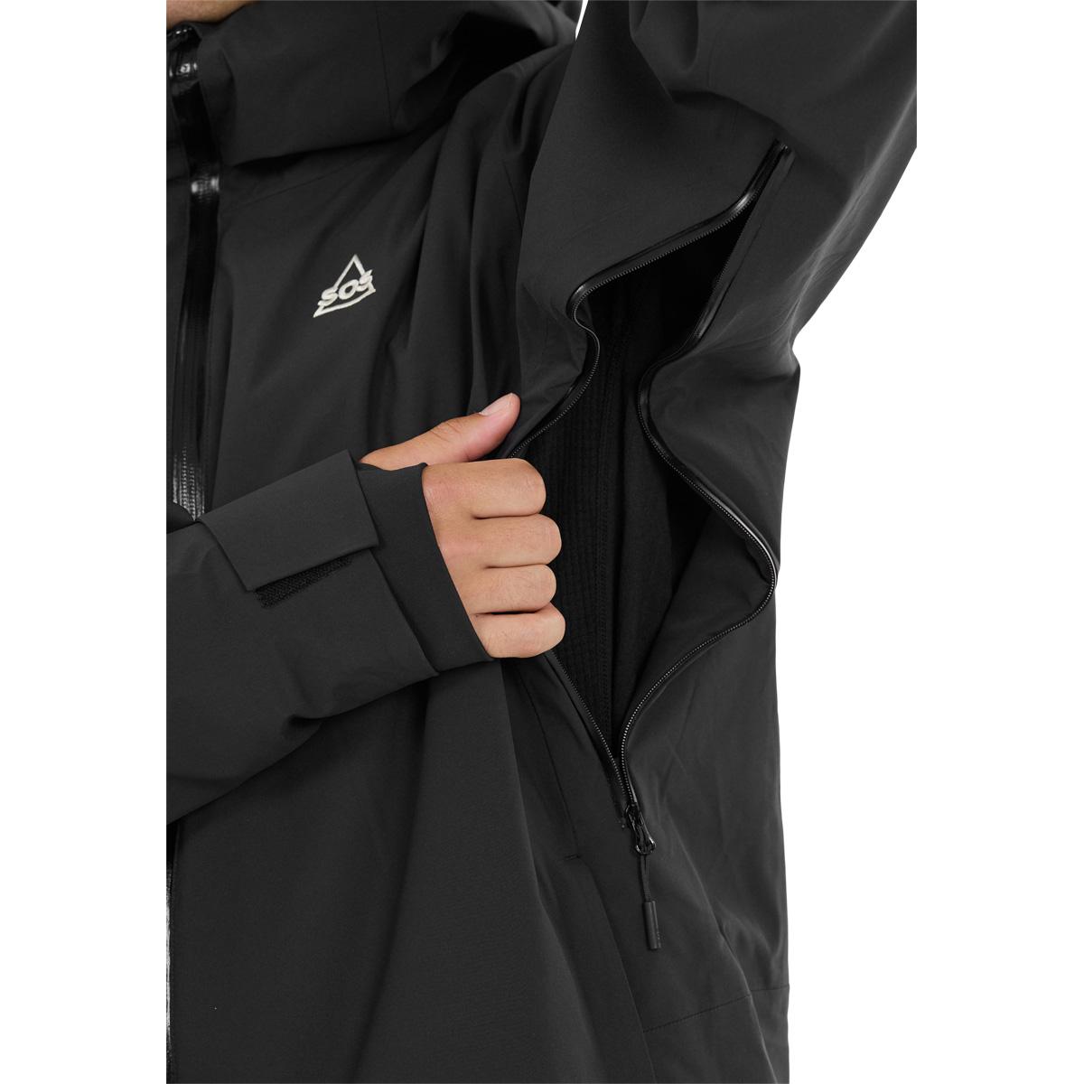 SOS Samkos 2L Insulated Skijakke Herre Black
