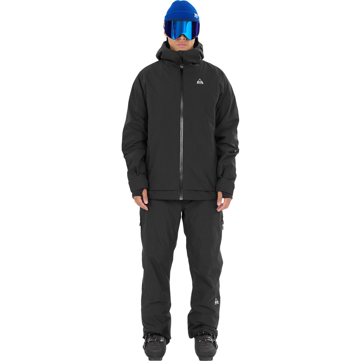 SOS Samkos 2L Insulated Skijakke Herre Black