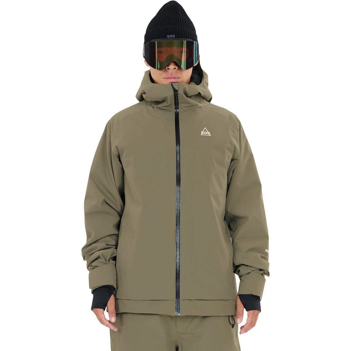 SOS Samkos 2L Insulated Skijakke Herre Smokey Olive