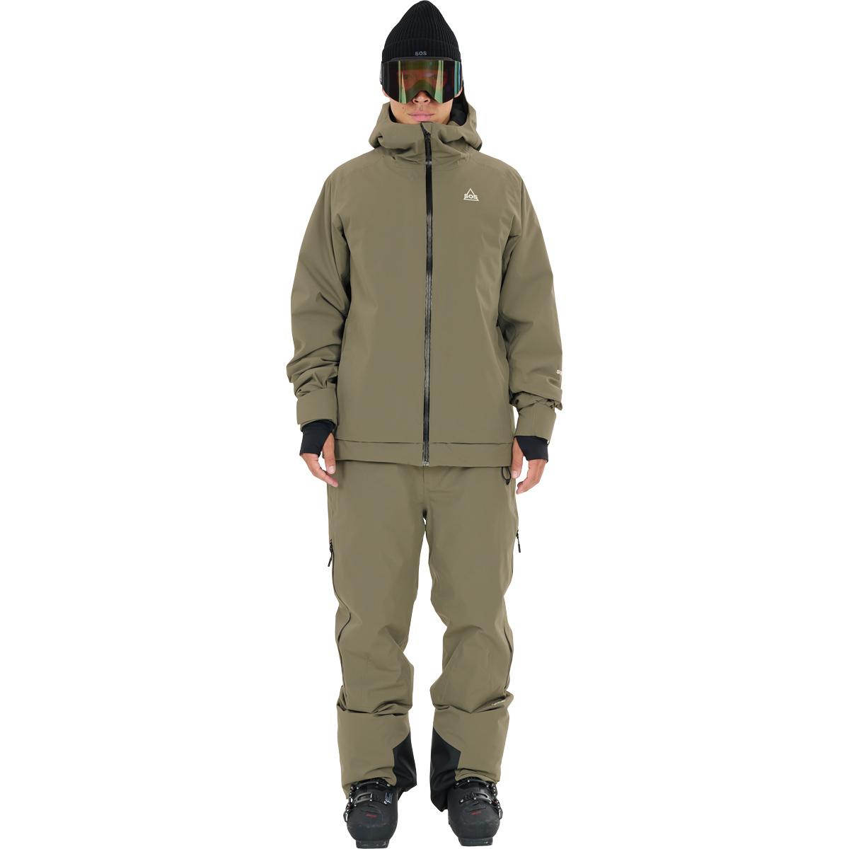 SOS Samkos 2L Insulated Skijakke Herre Smokey Olive