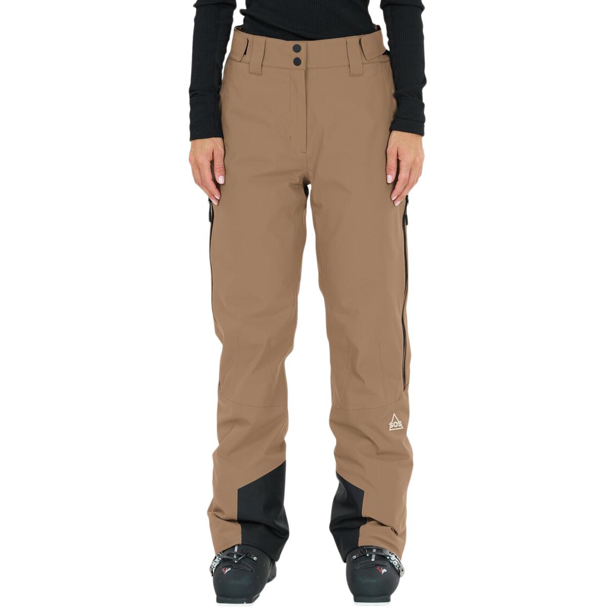 SOS Samkos 2L Insulated Skibukser Dame Brown