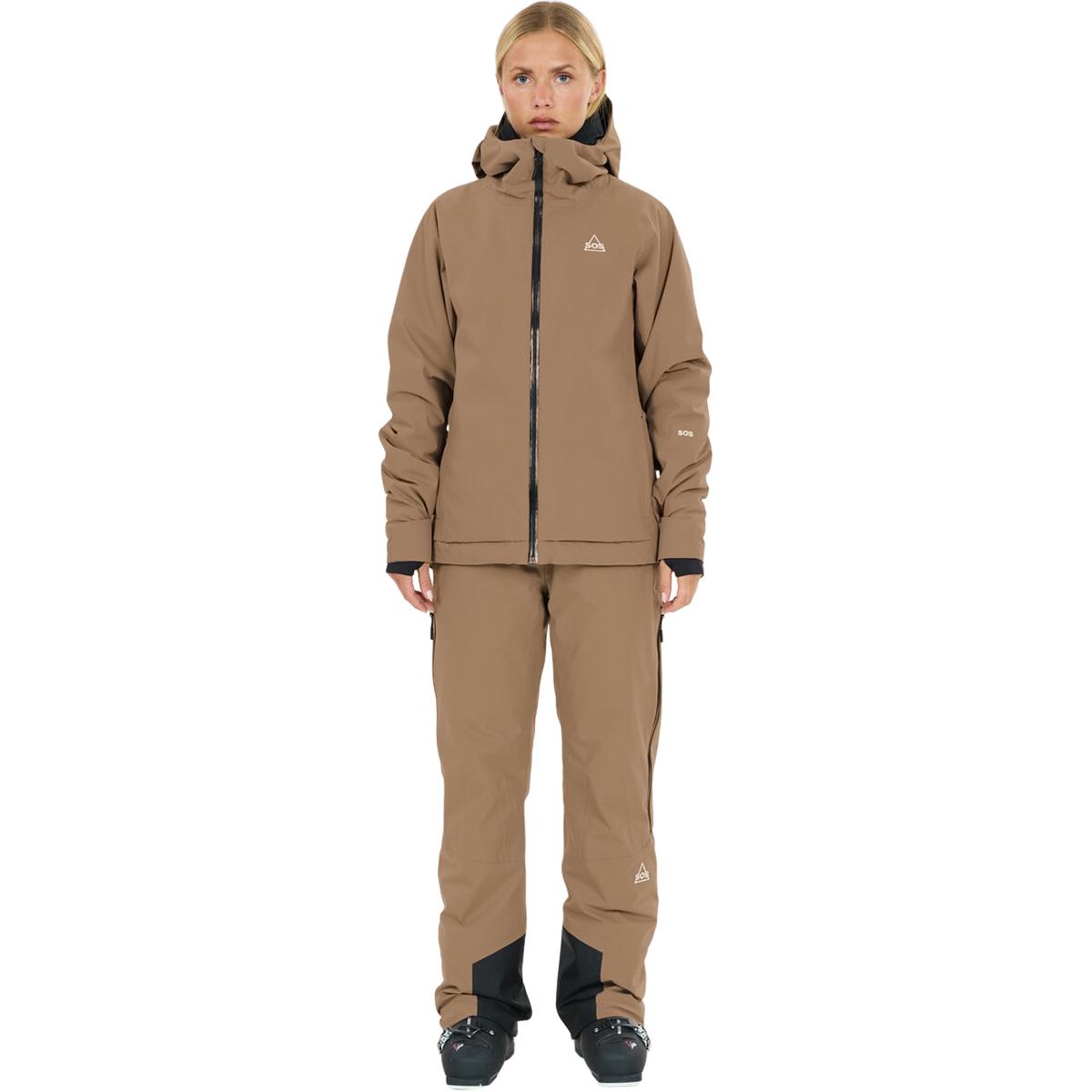 SOS Samkos 2L Insulated Skibukser Dame Brown