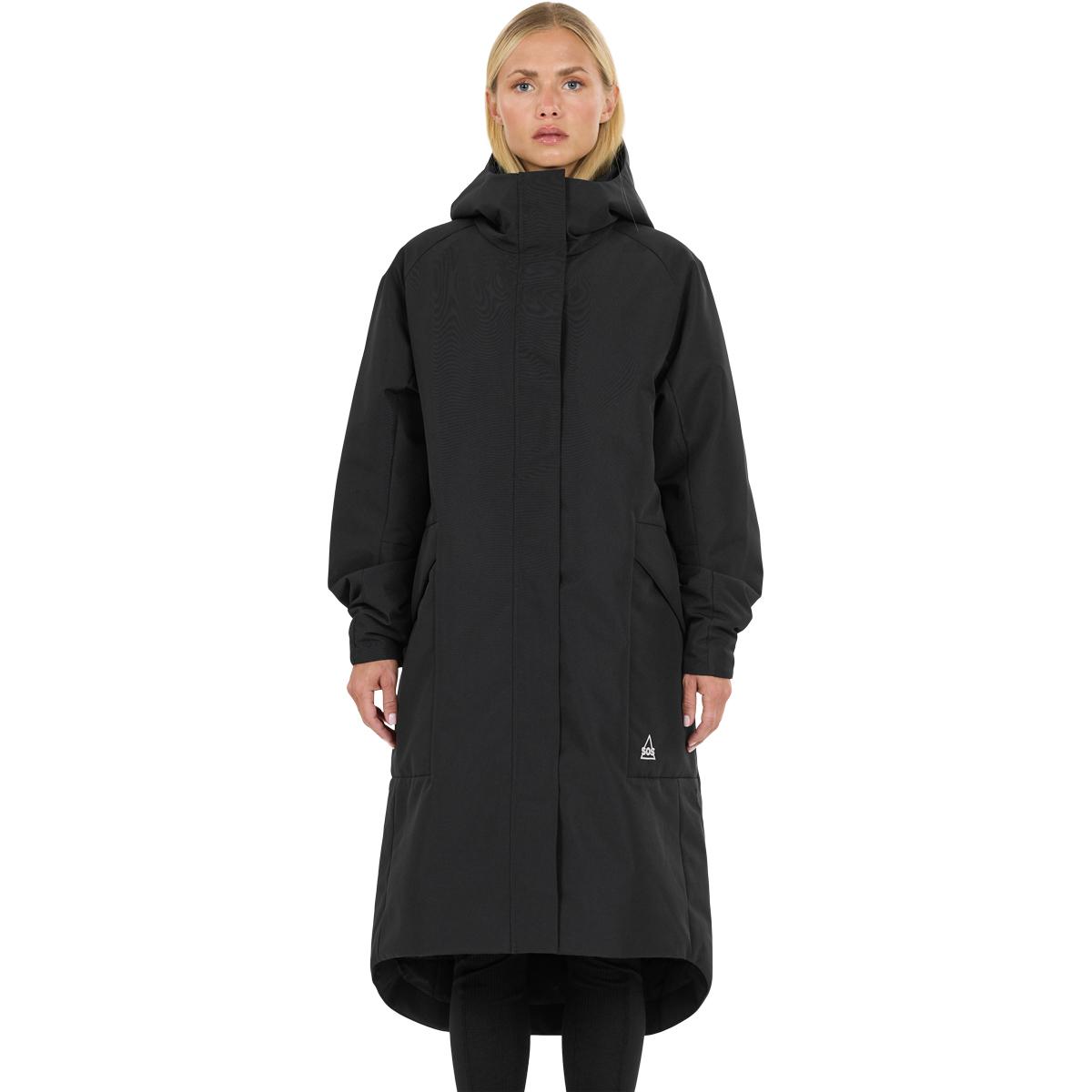 SOS Trikora 2L Long Insulated Parka Vinterjakke Dame Black