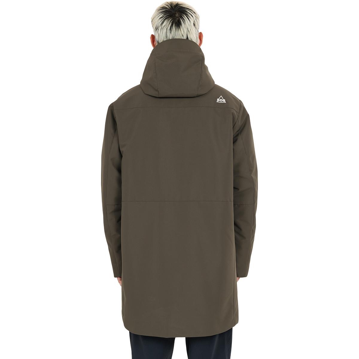 SOS Trikora 2L Insulated Parka Jakke Herre Black Ink