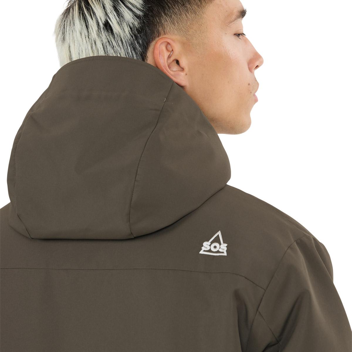 SOS Trikora 2L Insulated Parka Jakke Herre Black Ink