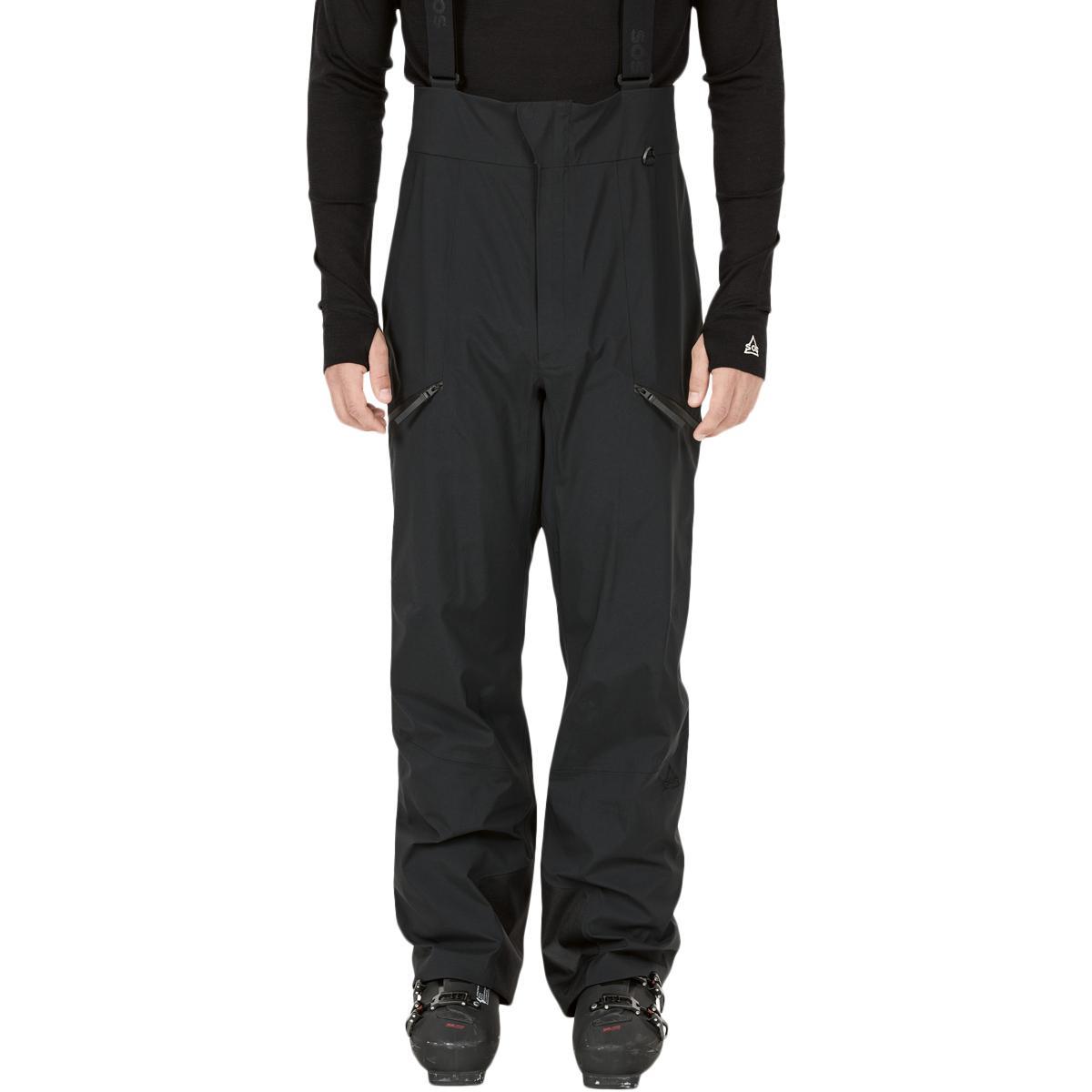 SOS Cosmos Stretch Shell Bib Skibukser Herre Black