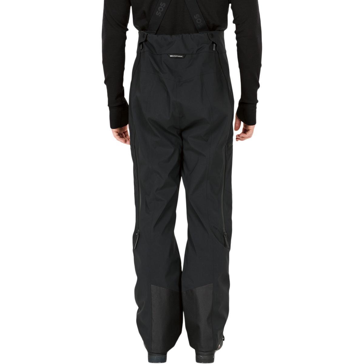 SOS Cosmos Stretch Shell Bib Skibukser Herre Black