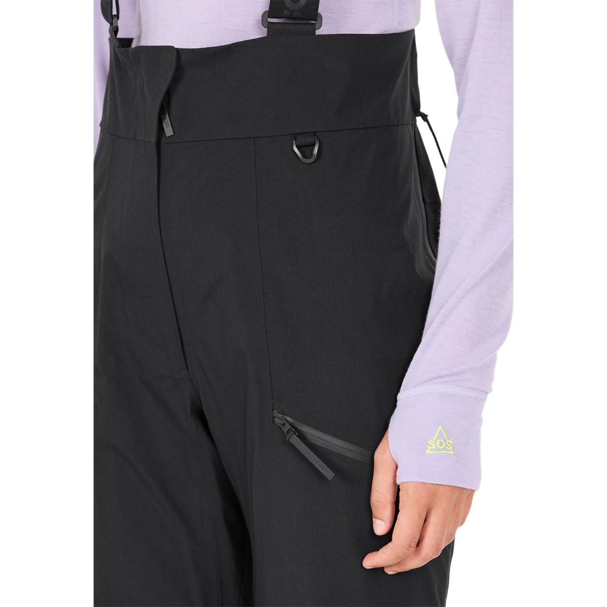 SOS Cosmos Stretch Shell Bib Skibukser Dame Black