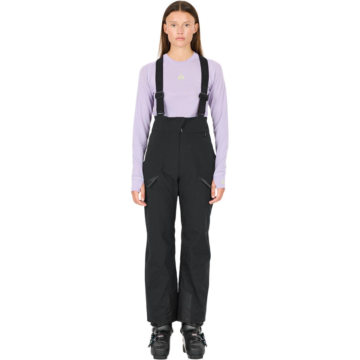 SOS Cosmos Stretch Shell Bib Skibukser Dame Black