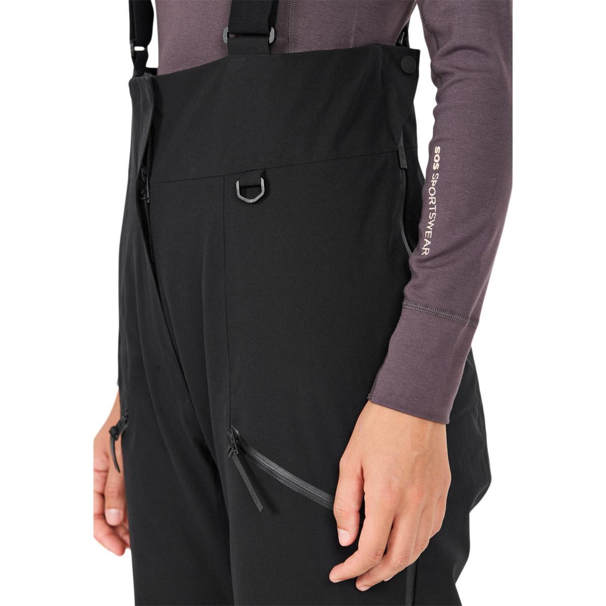 SOS Cosmos Bib Skibukser Dame Black