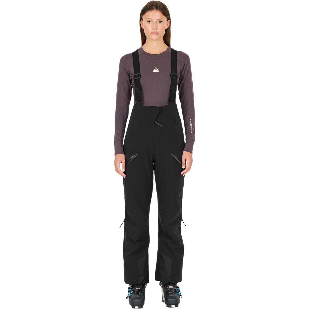 SOS Cosmos Bib Skibukser Dame Black