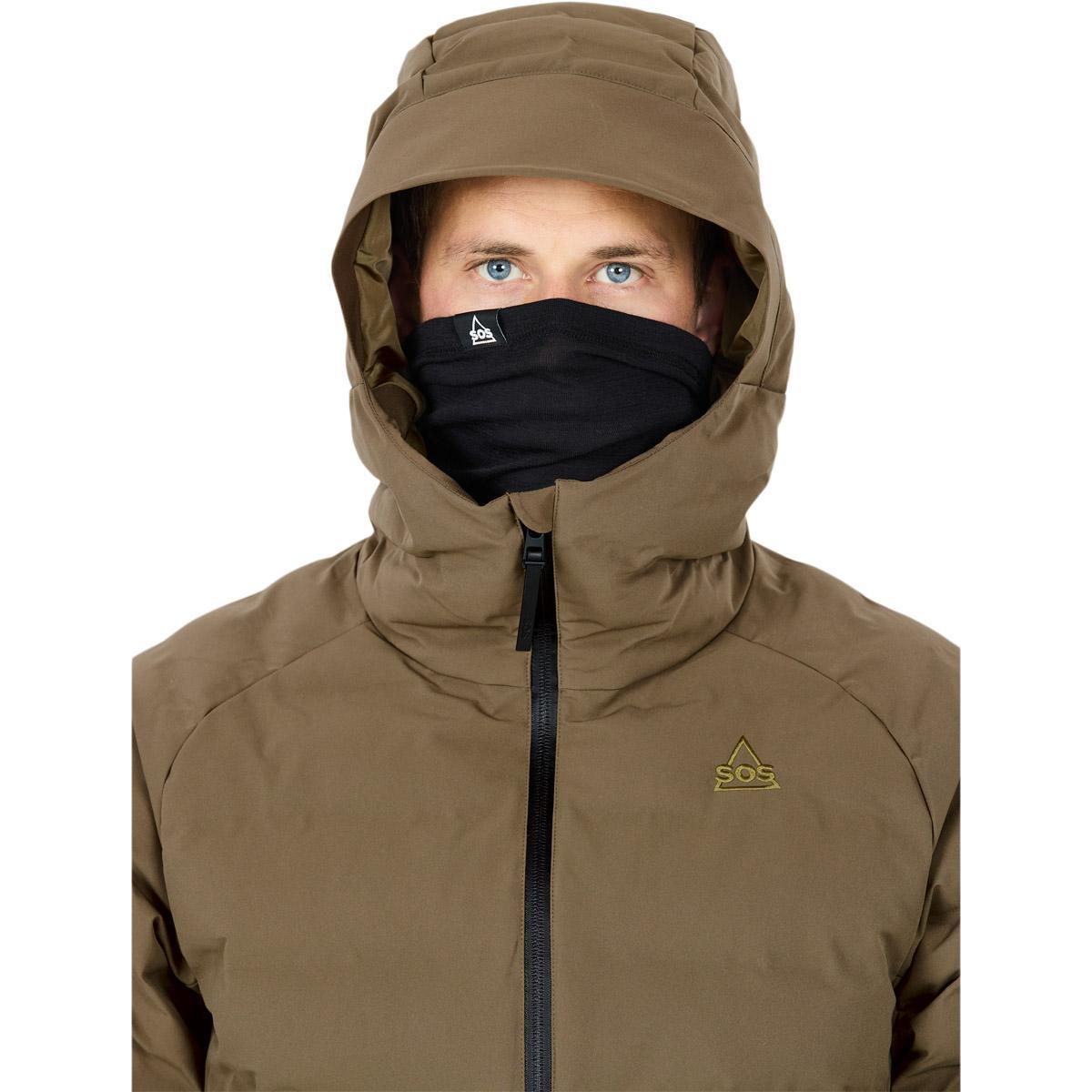 SOS Patrol Skijakke Herre Stone Gray