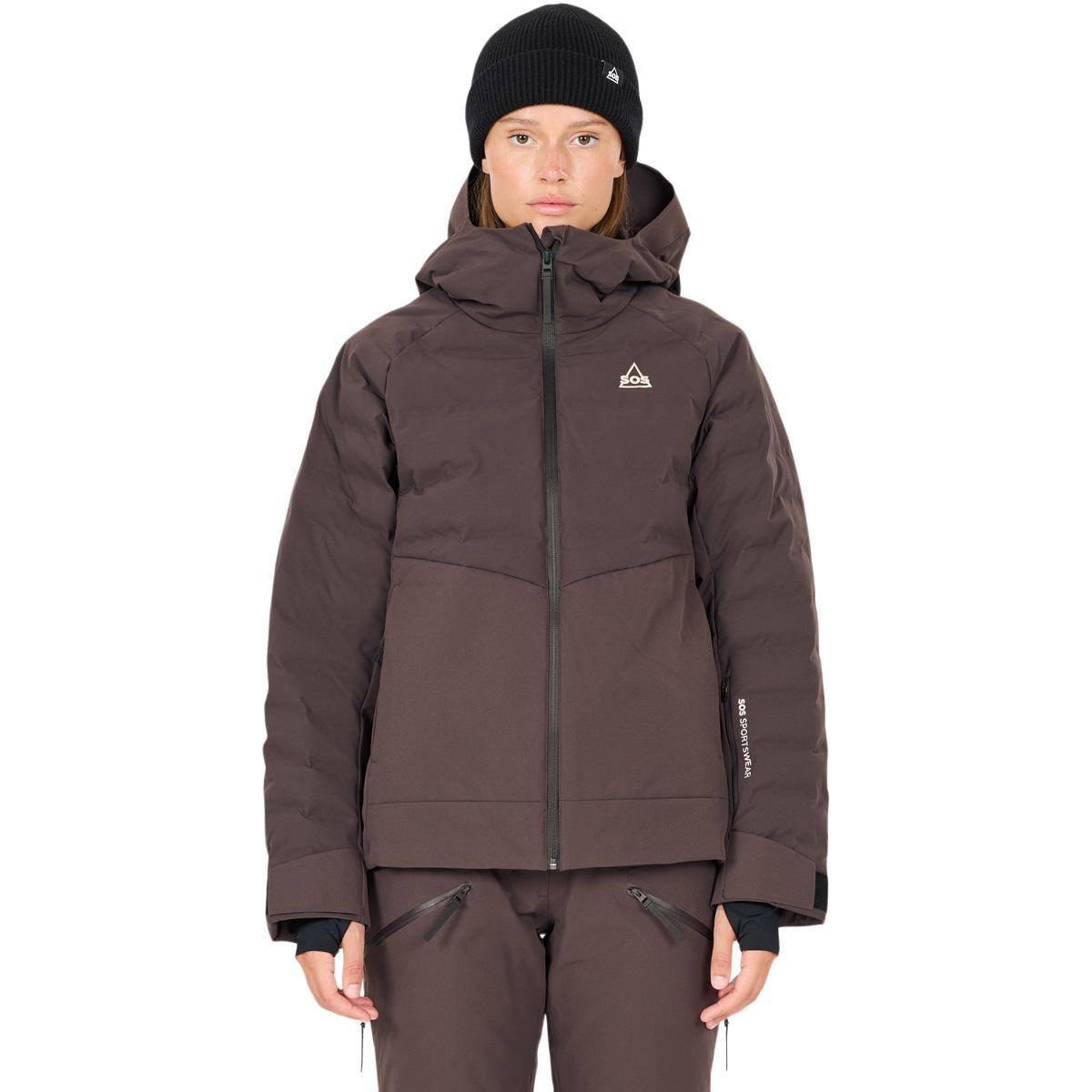 SOS Patrol Skijakke Dame Shale Mud
