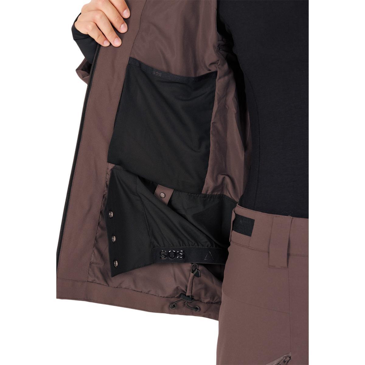 SOS Patrol Skijakke Dame Shale Mud