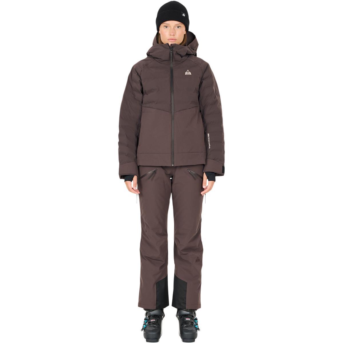 SOS Patrol Skijakke Dame Shale Mud