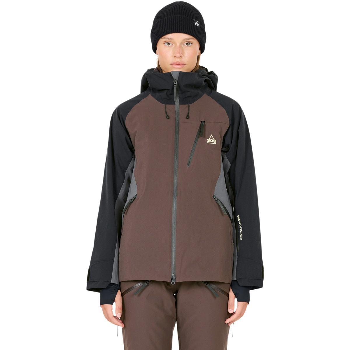 SOS Unbound Skijakke Dame Shale Mud