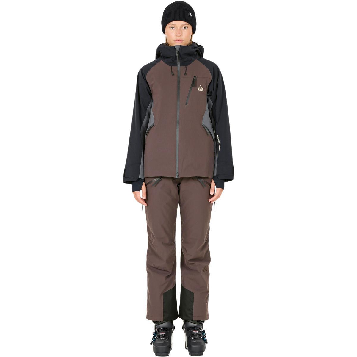 SOS Unbound Skijakke Dame Shale Mud